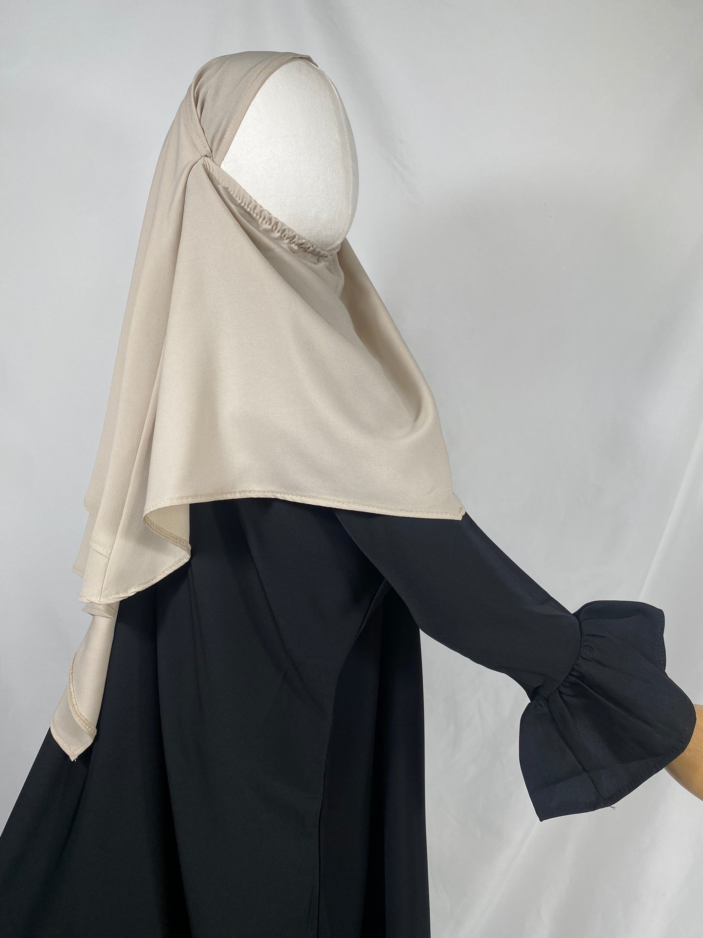 Khimar Hiyam - soie de médine BEIGE