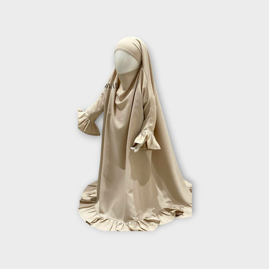 Jilbab Safiya new - BEIGE